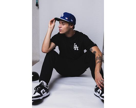 Triko New Era MLB City Oversized Tee Los Angeles Dodgers Black / White