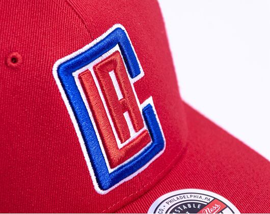 Kšiltovka Mitchell & Ness Team Ground 2.0 Stretch Snapback Los Angeles Clippers Red