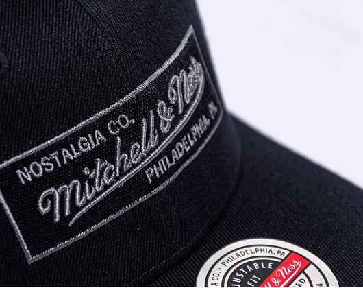 Kšiltovka Mitchell & Ness Box Logo Classic Red Snapback Branded Black