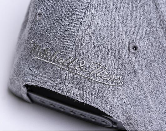 Kšiltovka Mitchell & Ness Box Logo Classic Snapback Branded Grey Heather