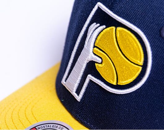 Kšiltovka Mitchell & Ness Team 2 Tone 2.0 Stretch Snapback Hwc Indiana Pacers Navy / Yellow