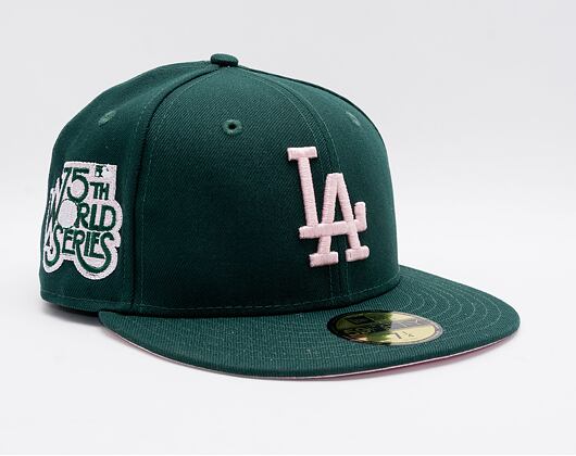 Kšiltovka New Era MLB 59FIFTY 50th Anniversary Los Angeles Dodgers Cooperstown Green & Pink UV