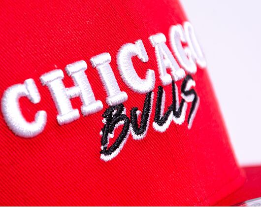 Kšiltovka New Era 9FIFTY NBA Script Team Chicago Bulls Red