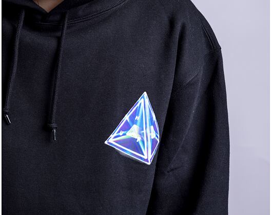 Mikina HUF Tesseract Triple Triangle Hoodie Black