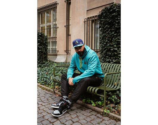 Mikina New Era Patch Oversized Hoody Aqua
