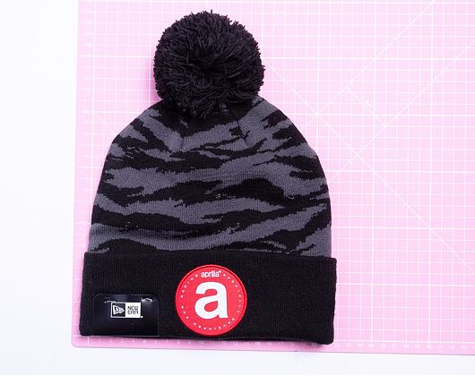 Kulich New Era Tiger Bobble Beanie Aprilia Black