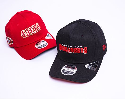 Kšiltovka New Era 9FIFTY Stretch-Snap NFL Team Wordmark Tampa Bay Buccaneers Black
