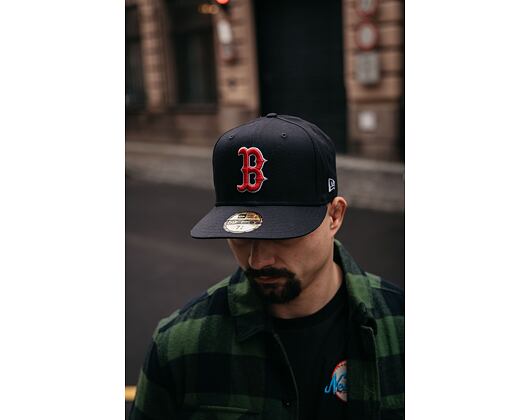 Kšiltovka New Era 59FIFTY MLB Side Patch Boston Red Sox Navy / Team Color