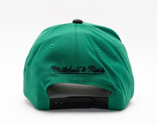 Kšiltovka Mitchell & Ness SHREDDER STRETCH SNAPBACK HWC Boston Celtics Green