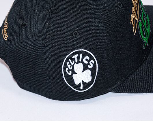 Kšiltovka Mitchell & Ness HWC Slap Sticker Classic Red Boston Celtics Black