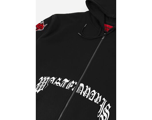 Mikina Wasted Paris Hoodie Zip 10 years - Black