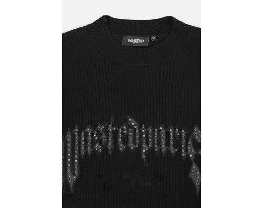 Svetr Wasted Paris Sweater Iron Pitcher - Black