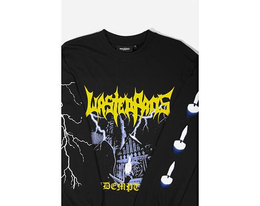 Triko Wasted Paris Longsleeve Redemption - Black