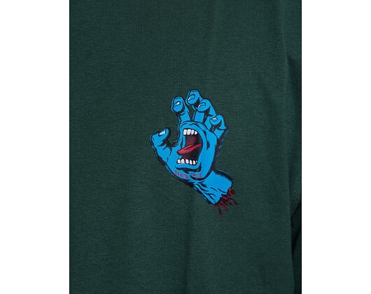 Triko Santa Cruz Screaming Hand Chest T-Shirt Cedar