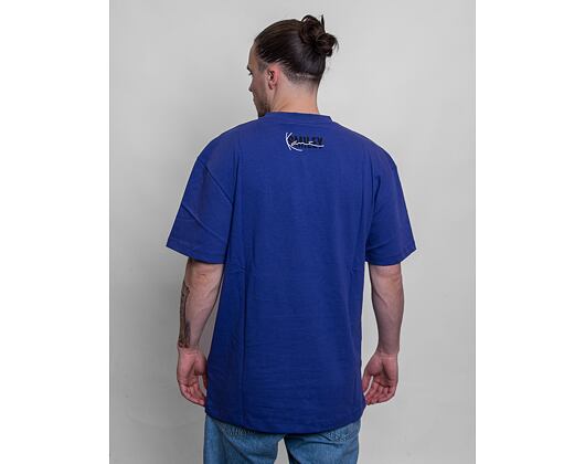 Triko Karl Kani Signature Smiley Print Tee navy