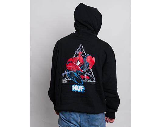 Mikina HUF x Spider-Man Thwip Triangle Hoodie black