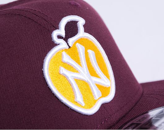 Kšiltovka New Era 9FIFTY MLB Apple New York Yankees Maroon
