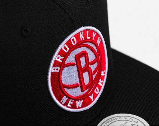 Kšiltovka Mitchell & Ness BRED SNAPBACK Brooklyn Nets Black