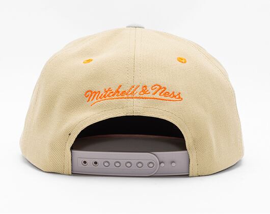 Kšiltovka Mitchell & Ness CLASSIC CANVAS SNAPBACK New York Knicks Tan