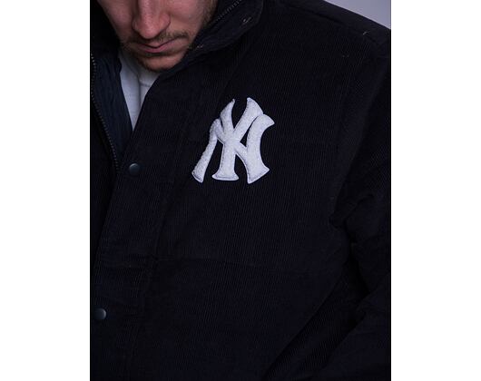 Bunda New Era MLB Cord Puffer Jacket New York Yankees Navy / White
