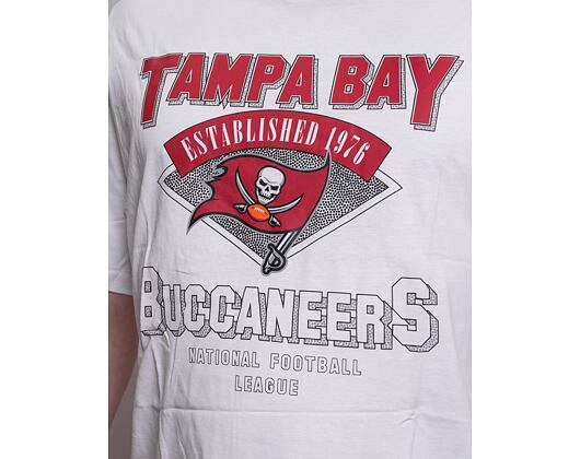 Triko New Era NFL Team Wordmark Tee Tampa Bay Buccaneers White/Black