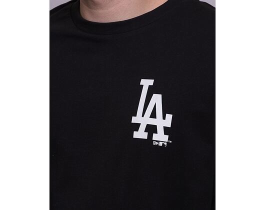 Triko New Era MLB League Essentials Oversized Tee Los Angeles Dodgers Black/White