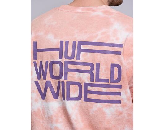 Triko HUF Disorder Longsleeve coral