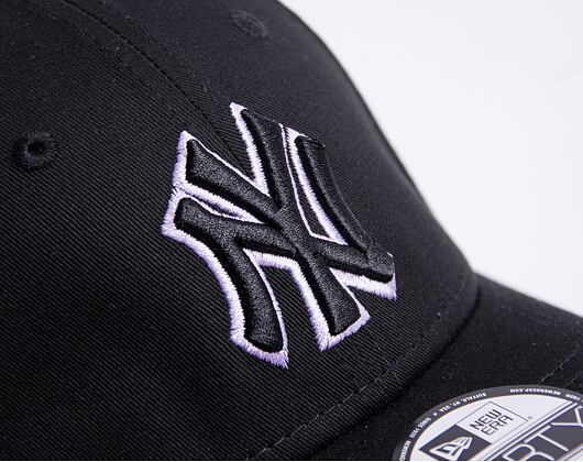 Kšiltovka New Era 9FORTY MLB Team Outline New York Yankees Black / Tropic Purple