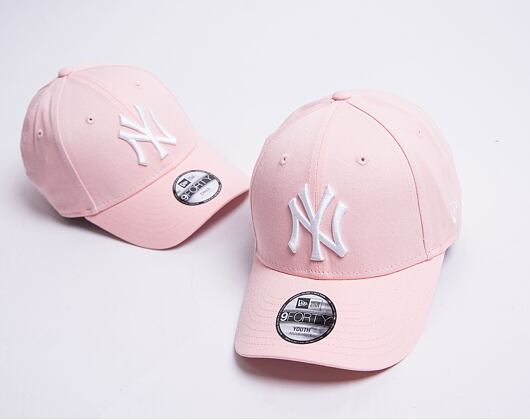 Dětská kšiltovka New Era 9FORTY Kids MLB Kids League Essential New York Yankees Pale Pink