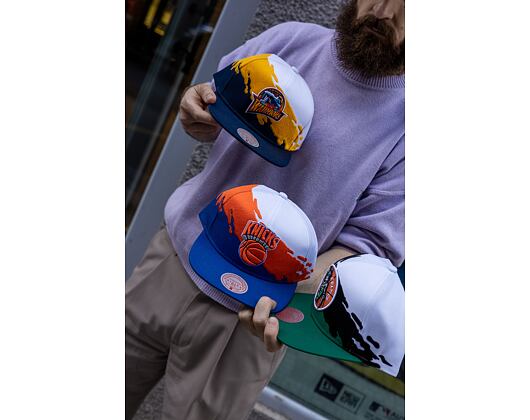 Kšiltovka Mitchell & Ness Paintbrush Snapback HWC New York Knicks White / Royal
