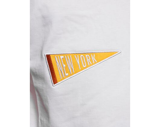 Triko New Era Heritage Patch Oversized Tee Off White / Navy