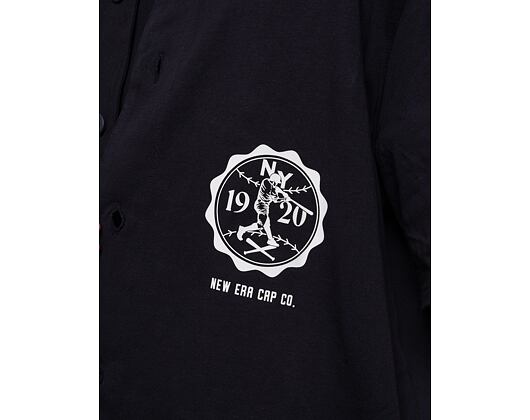 Triko New Era Heritage Patch Jersey Black / Off White