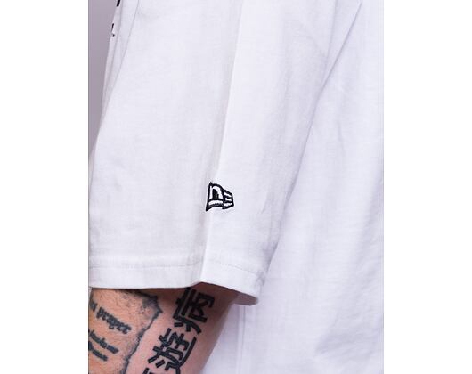 Triko New Era MLB Flowers Graphic Oversized Tee Los Angeles Dodgers Optic White / Black