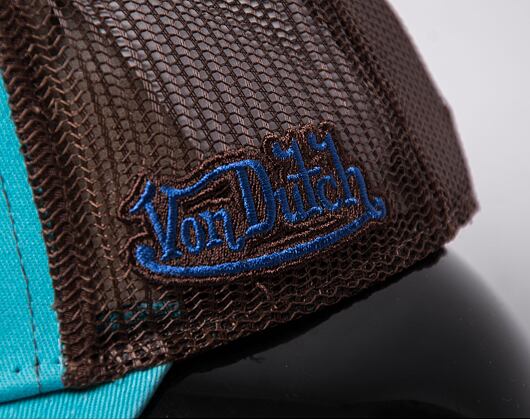 Kšiltovka Von Dutch Trucker Skara Teal/Brown
