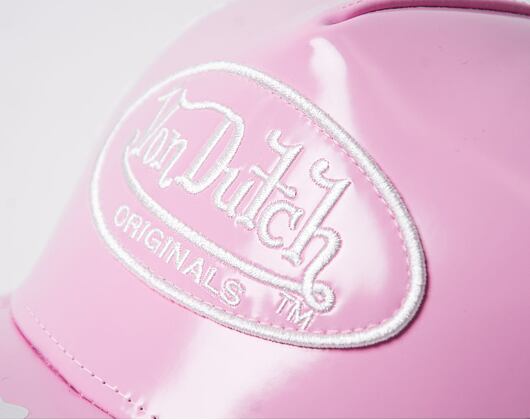 Kšiltovka Von Dutch Trucker Ody Imi Patent Pink/White