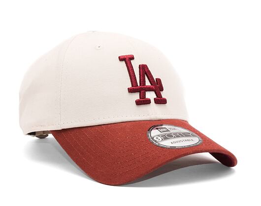 Kšiltovka New Era 9FORTY MLB Los Angeles Dodgers Light Cream / Cardinal