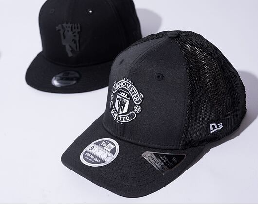 Kšiltovka New Era 9FIFTY Stretch-Snap Tonal Manchester United FC Black / Optic White