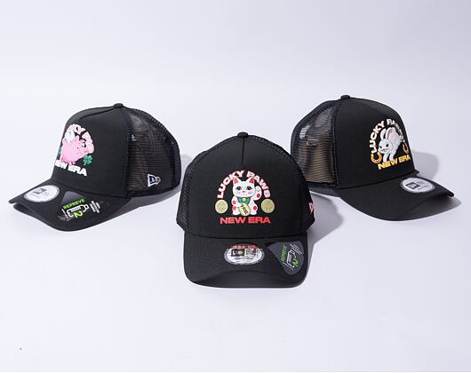 Kšiltovka New Era 9FORTY A-Frame Trucker Sign Black / Optic White