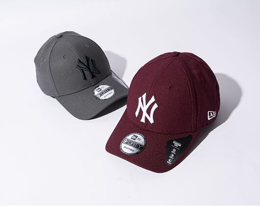 Kšiltovka New Era 9FORTY MLB Diamond era  New York Yankees Maroon / White