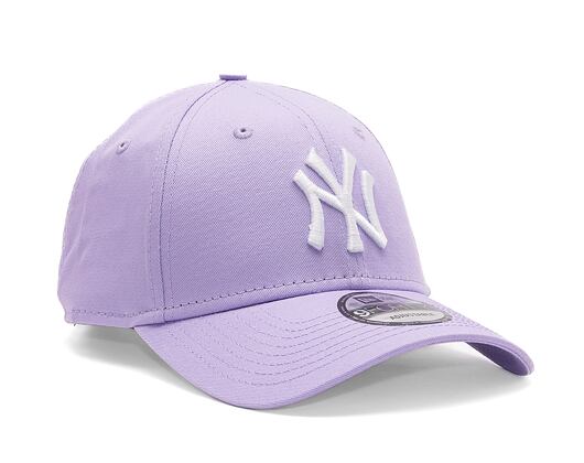Kšiltovka New Era 9FORTY MLB League Essential New York Yankees Lavender / Optic White