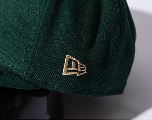 Kšiltovka New Era 9FIFTY NBA Repreve Los Angeles Lakers Dark Green / Oat Milk