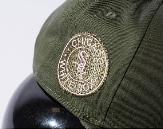 Kšiltovka New Era 9FIFTY MLB Side Patch Chicago White Sox New Olive / Dirty Rose