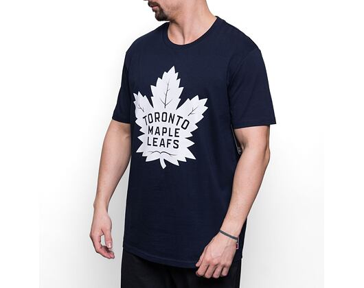 Triko Mitchell & Ness NHL Team Logo Tee Toronto Maple Leafs Navy