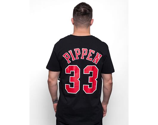 Triko Mitchell & Ness NBA N&N Tee Chicago Bulls Black