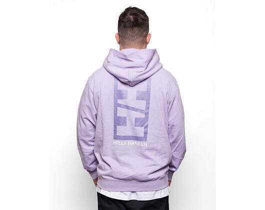 Mikina Helly Hansen CORE GRAPHIC SWEAT HOODIE 699 LILATE