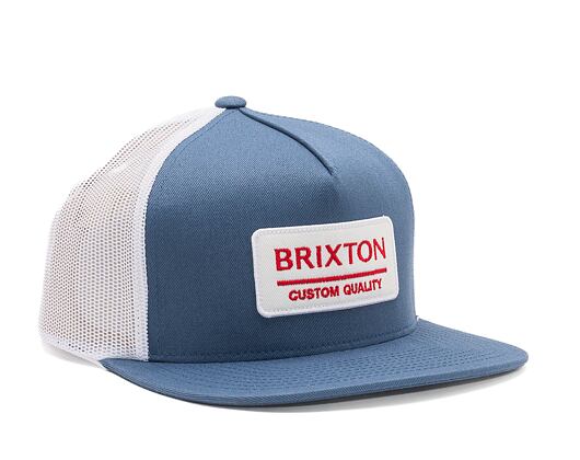 Kšiltovka Brixton Palmer Proper MP Mesh Cap Pacific Blue / White