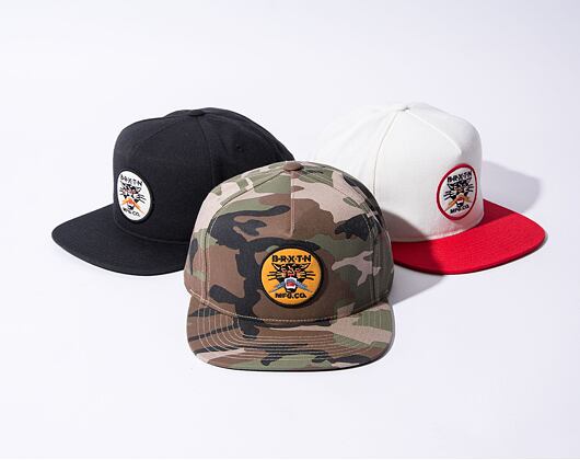 Kšiltovka Brixton Sparks MP Snapback Camo / Surplus