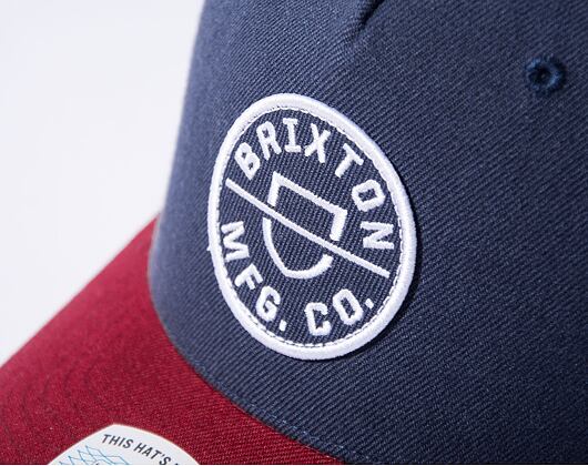 Kšiltovka Brixton Crest C MP Snapback Washed Navy / Island Berry