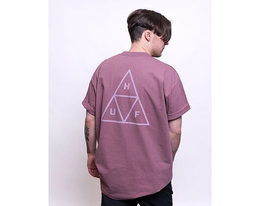 Triko HUF HUF-Set Triple Triangle T-Shirt Mauve