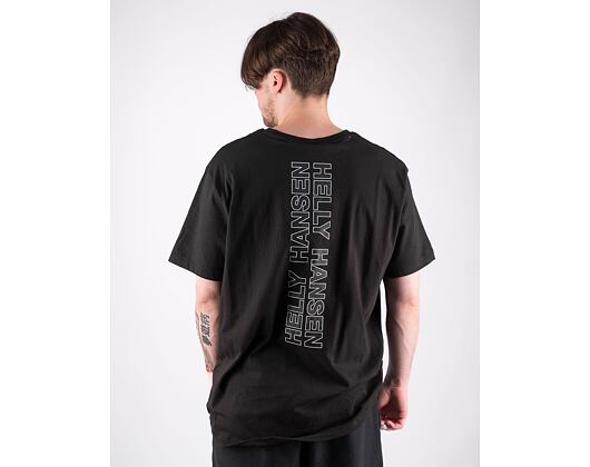 Triko Helly Hansen Core Graphic Tee Black